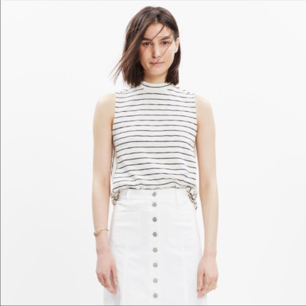 madewell stripe tanktop
